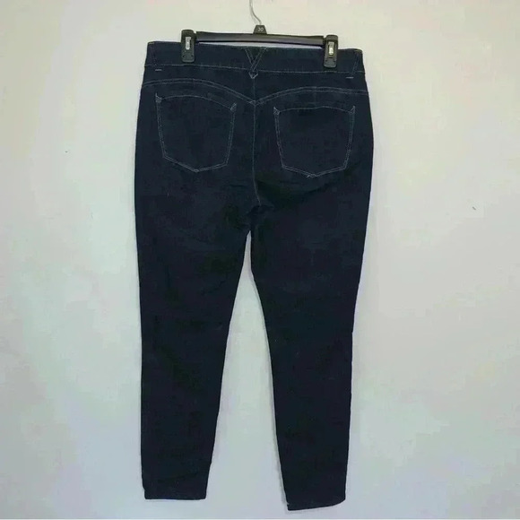 Women’s Democracy “Ab” Technology Dark Wash Skinny Pull On Jeans Size 12 - Picture 5 of 12